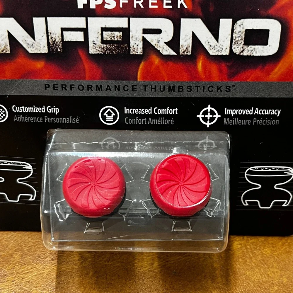 High-Rise Performance Thumbsticks,‎ Red for PS4/PS5 Controllers